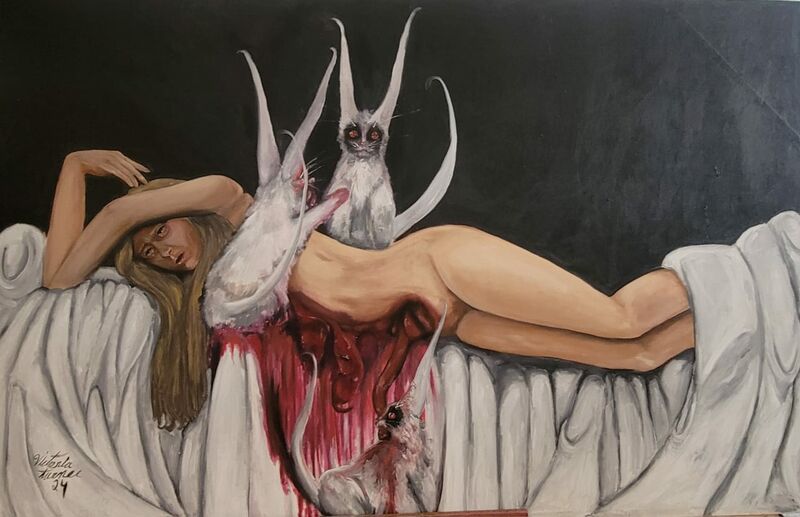 Life devours you - a Paintings by Victoria Turner